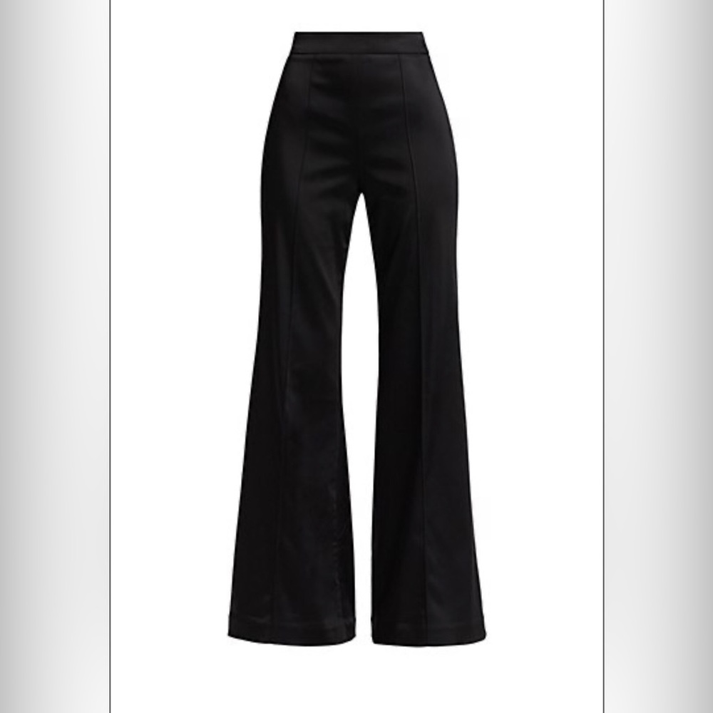 SIMKHAI Jordana Satin Boot-Cut Pants Size 6 never worn!!!